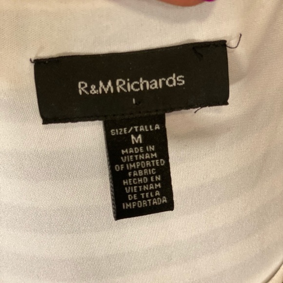 Creme & Black Striped Tank Party Dress - Picture 4 of 8